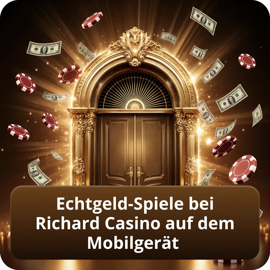 Echtgeld-Spiele bei Richard Casino auf dem Mobilgerät