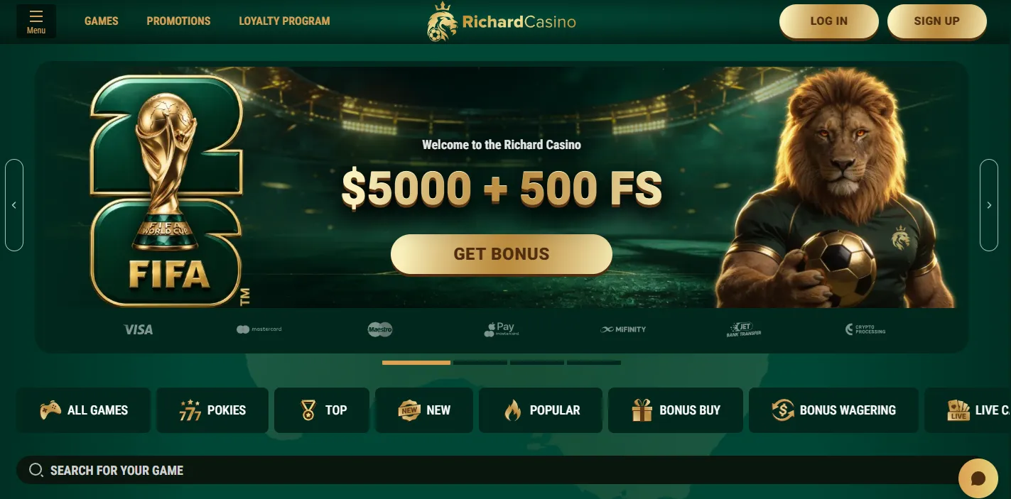 Richard Casino Australia – platform overview