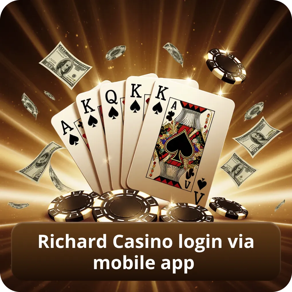 Richard Casino login via mobile app