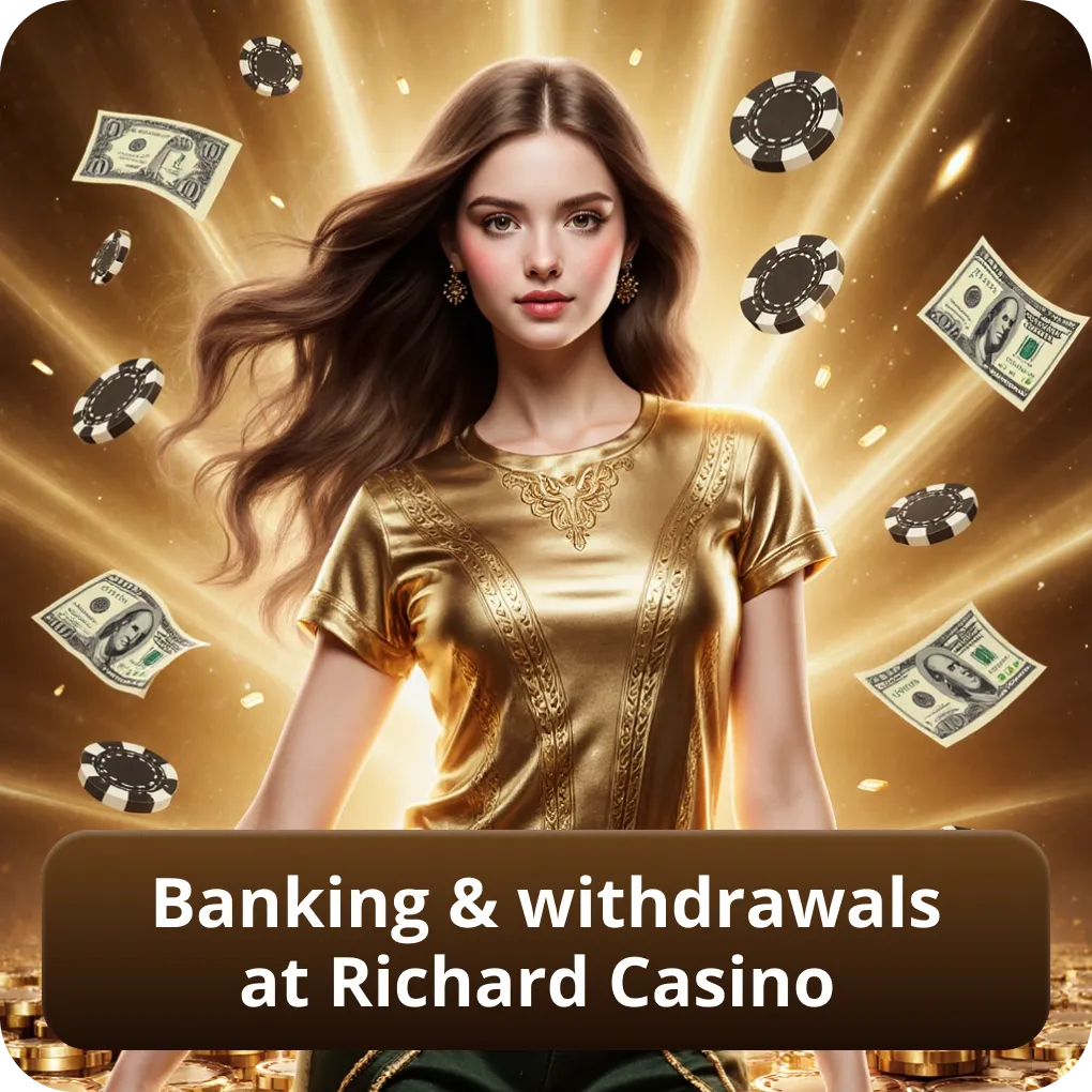Banking & withdrawals at Richard Casino