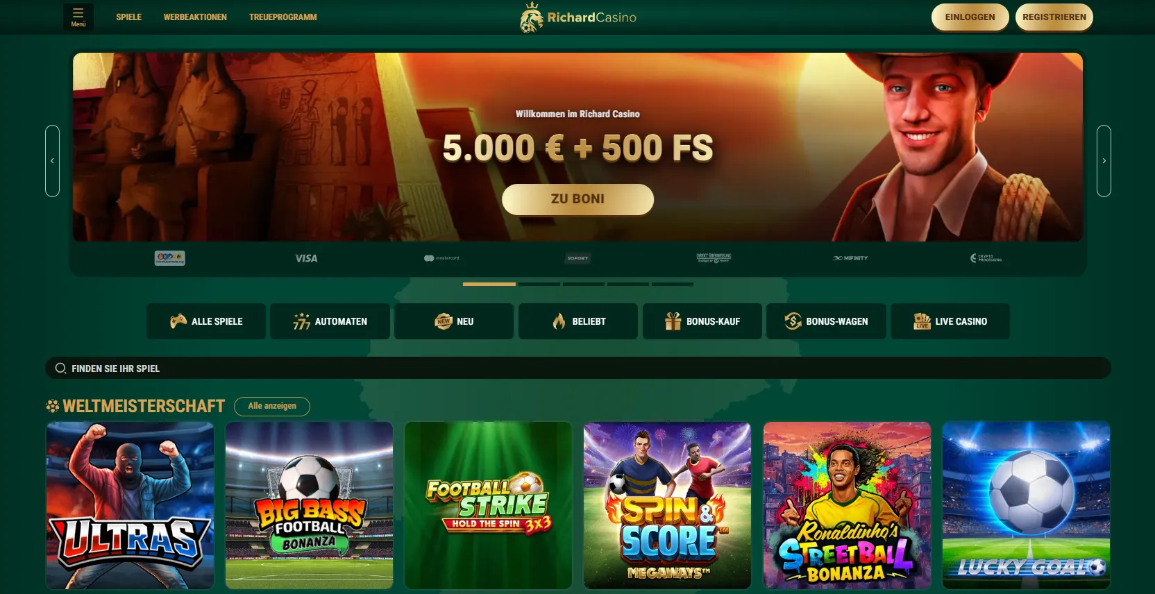 Richard Casino Germany – Plattformübersicht